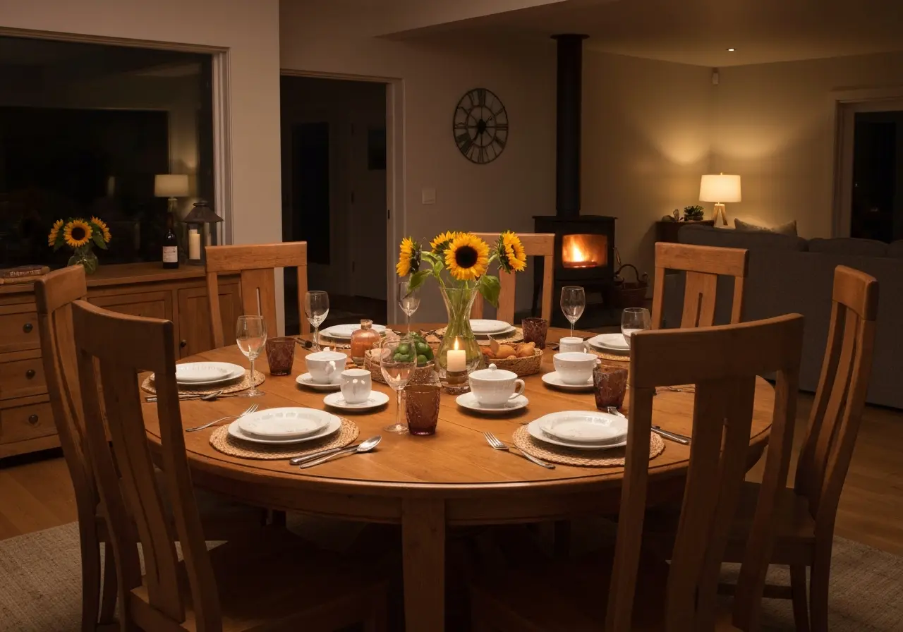 Famille autour de la table